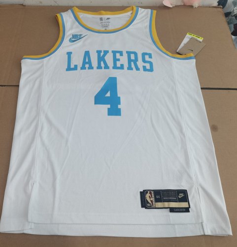 NBA 4 Walker IV Lakers 22-23 classic Maillot blanc